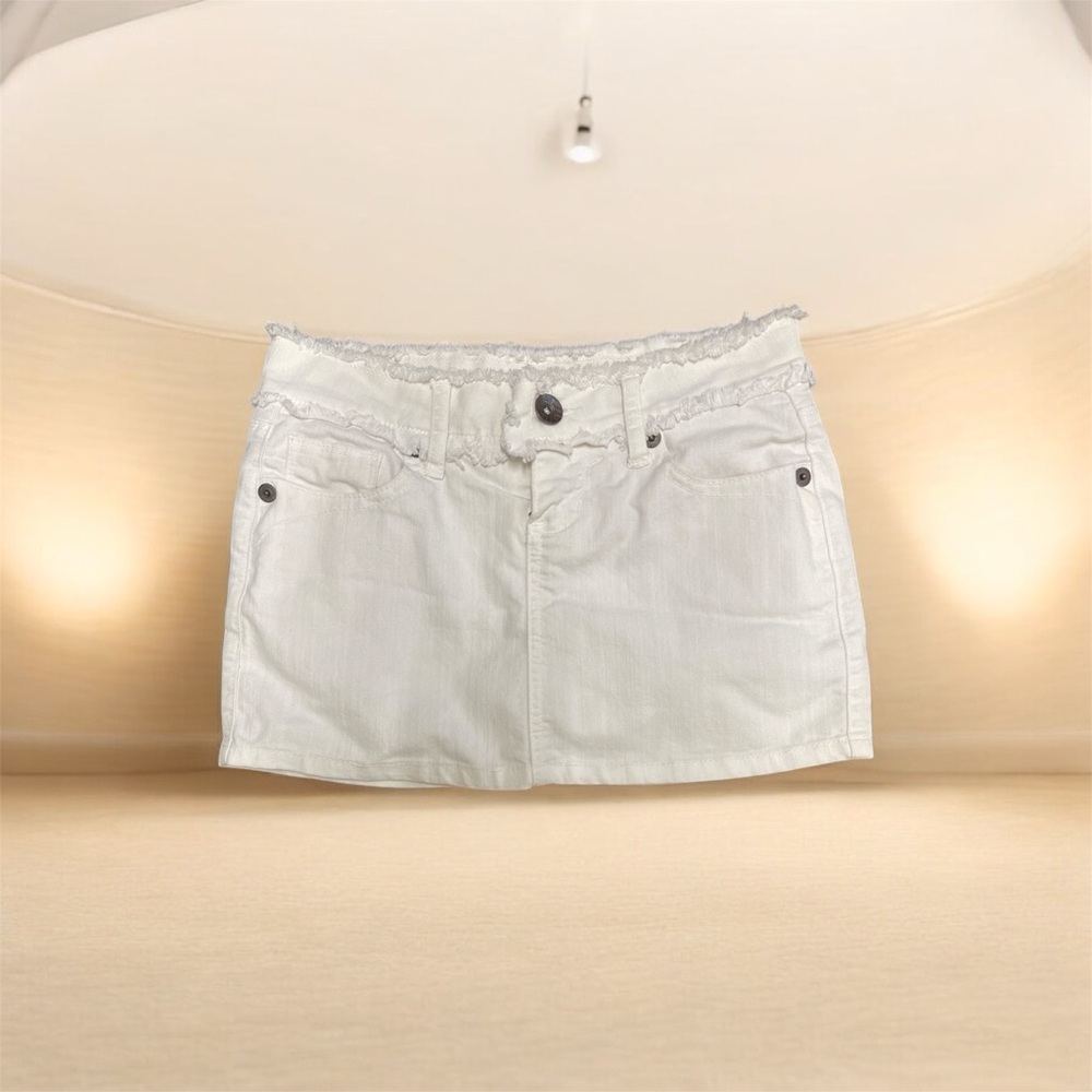 Miss Sixty White Denim Skort Size 26